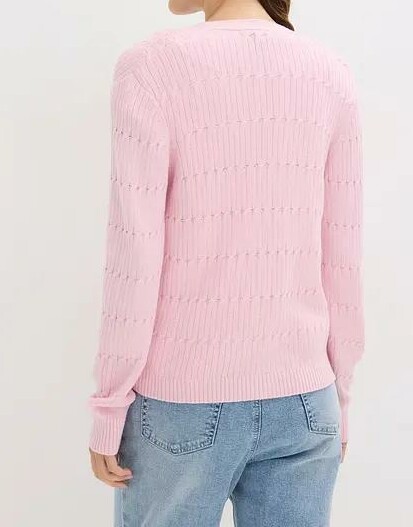 SWETER DAMSKI V-DEKOLT WISKOZOWY REGULAR