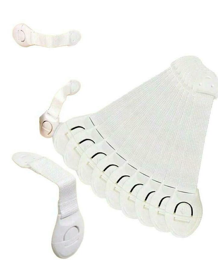 BIAŁA BLOKADA DO SZAFKI 4-PACK
