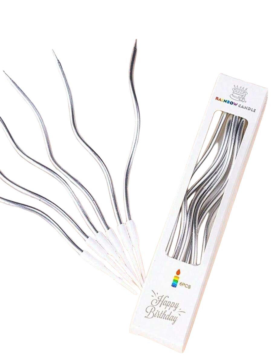 srebrne ŚWIECE 4-PACK