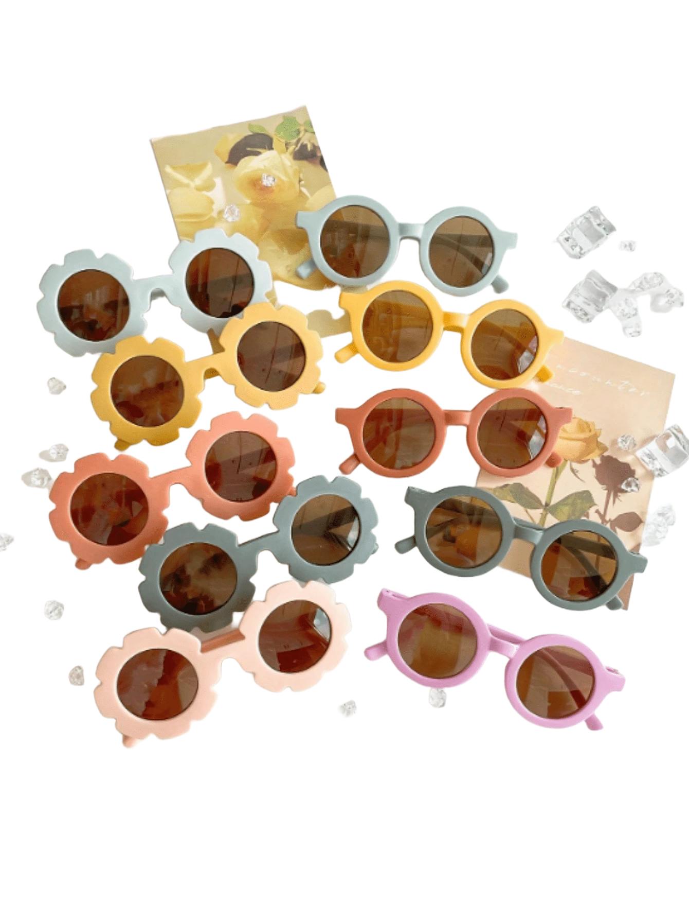 kolorowe okulary przeciwsłoneczne 10-pack