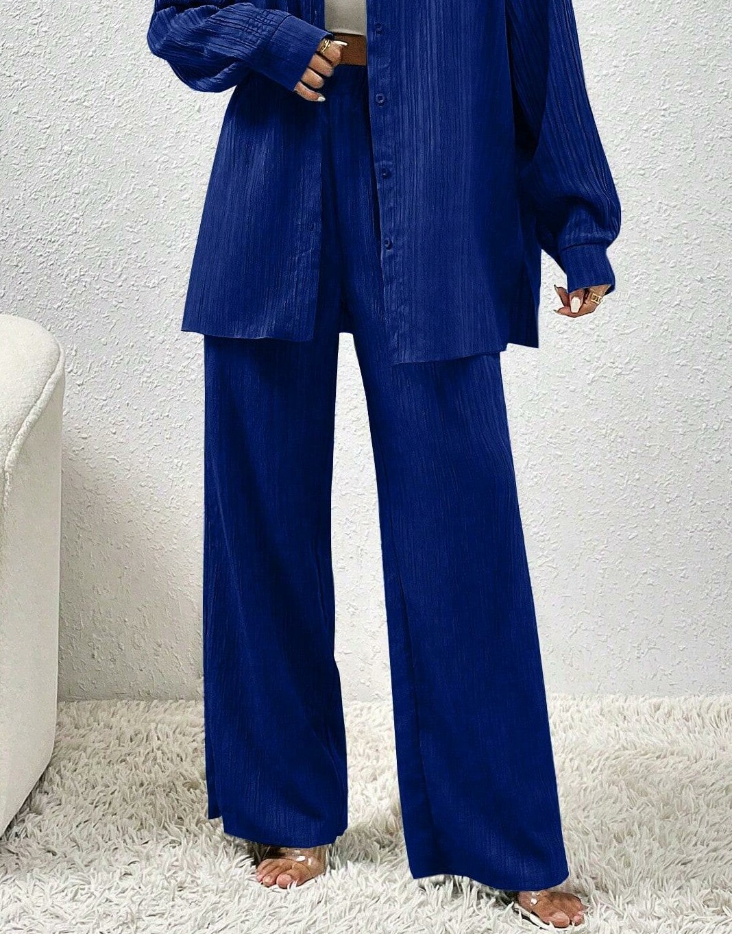 NIEBIESKIE SPODNIE CASUAL