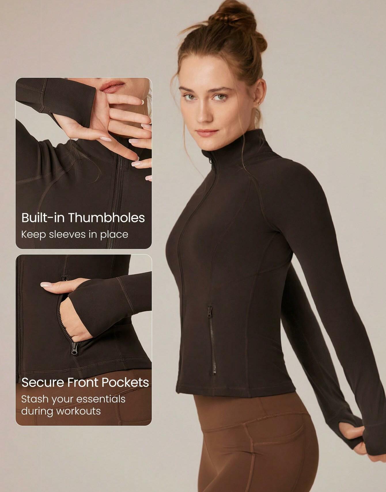 BLUZA STÓJKA ZAMEK