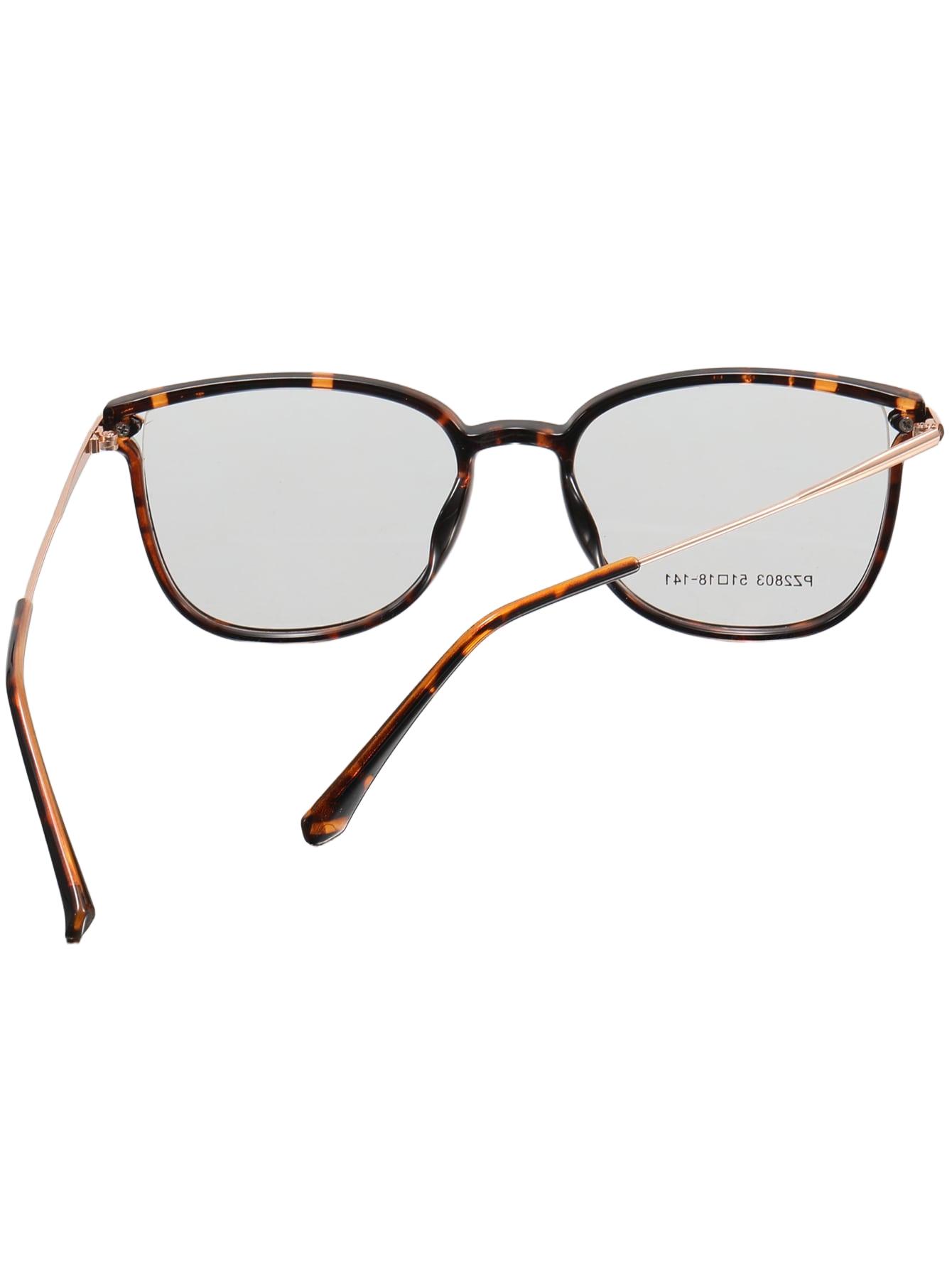 okulary zerówki animal print