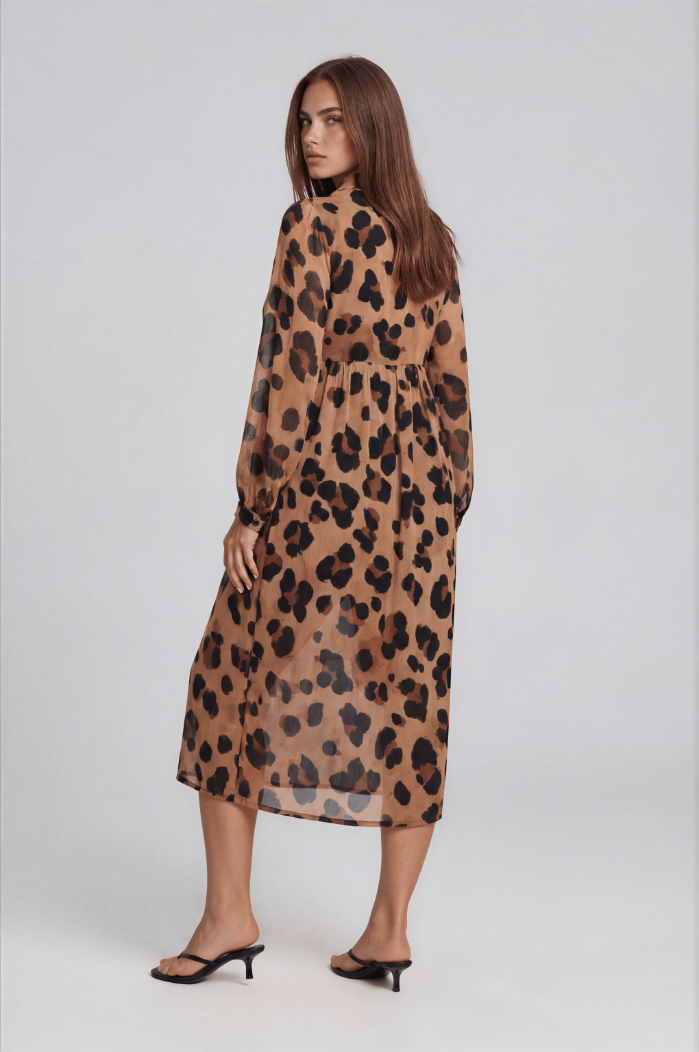 MIDI SUKIENKA ANIMAL PRINT