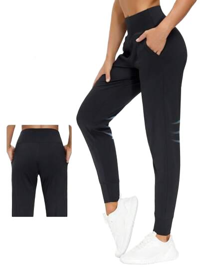 CZARNE LEGGINSY wysoki stan 