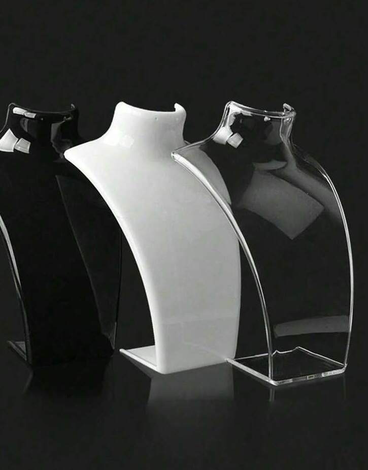 BEZBARWNY EKSPOZYTOR NA BIŻUTERIĘ