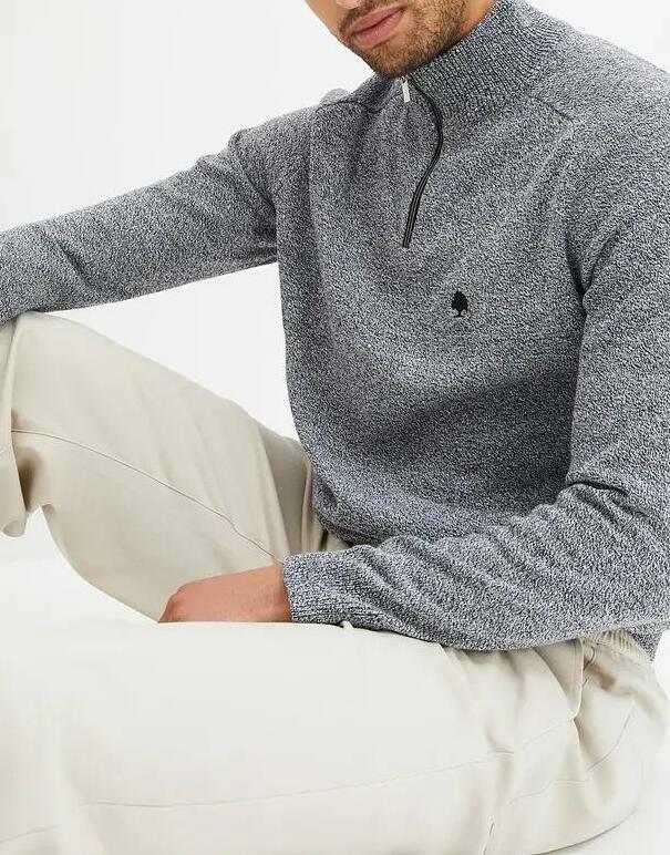 SWETER MĘSKI SZARY