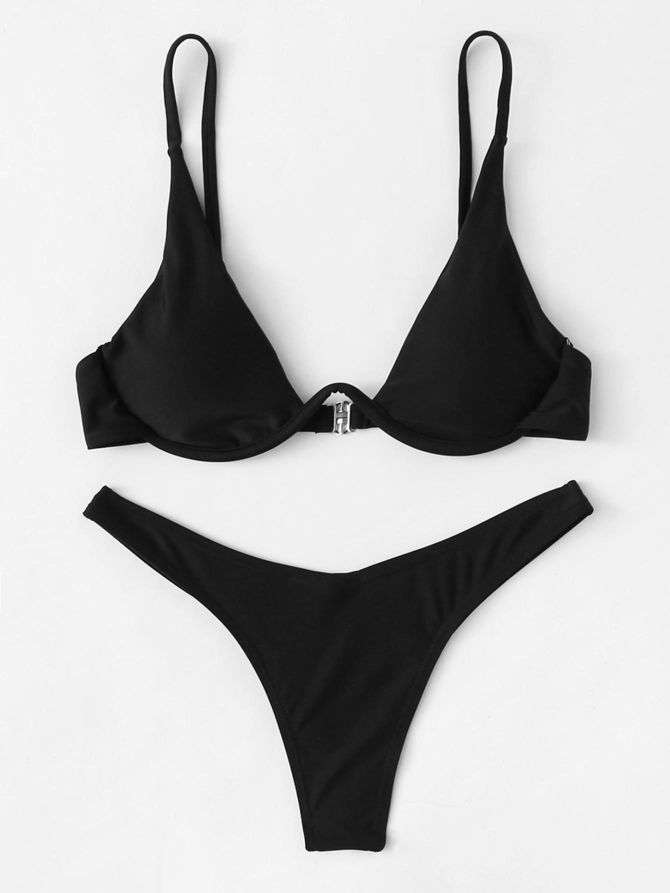 CZARNY KOMPLET BIKINI