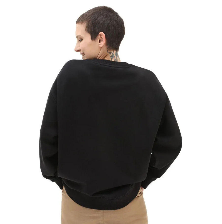 czarna bluza oversize logo