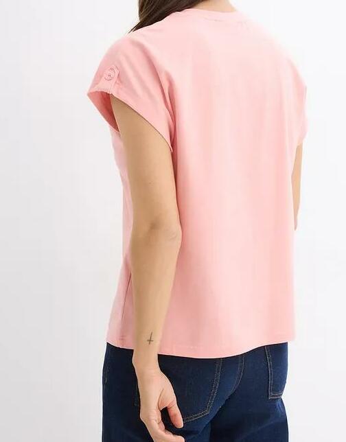 T-SHIRT DAMSKI RÓŻOWY