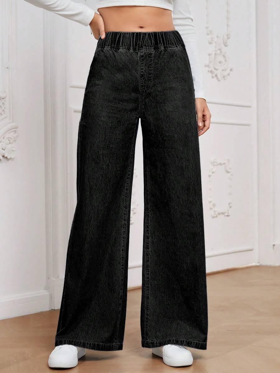 CZARNE SPODNIE CASUAL