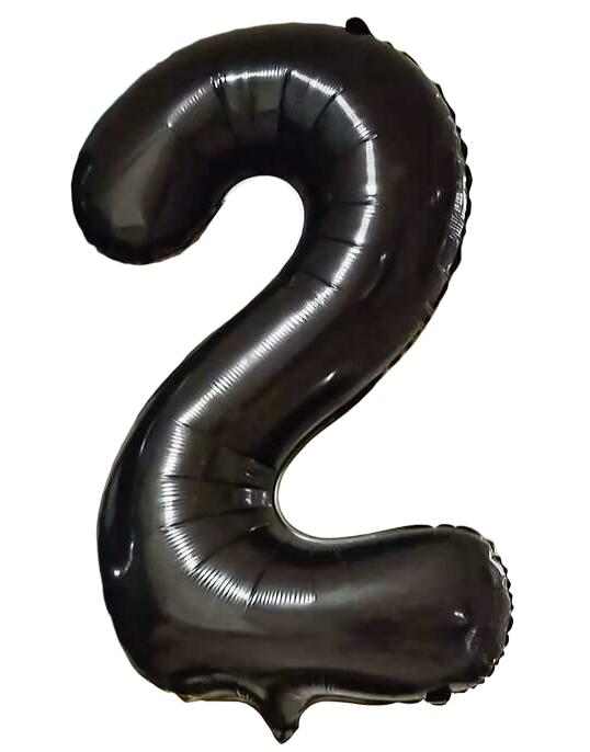 balon w kształcie cyfry 2