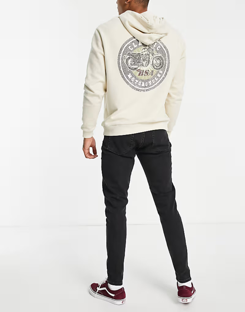 CZARNE SPODNIE JEANS