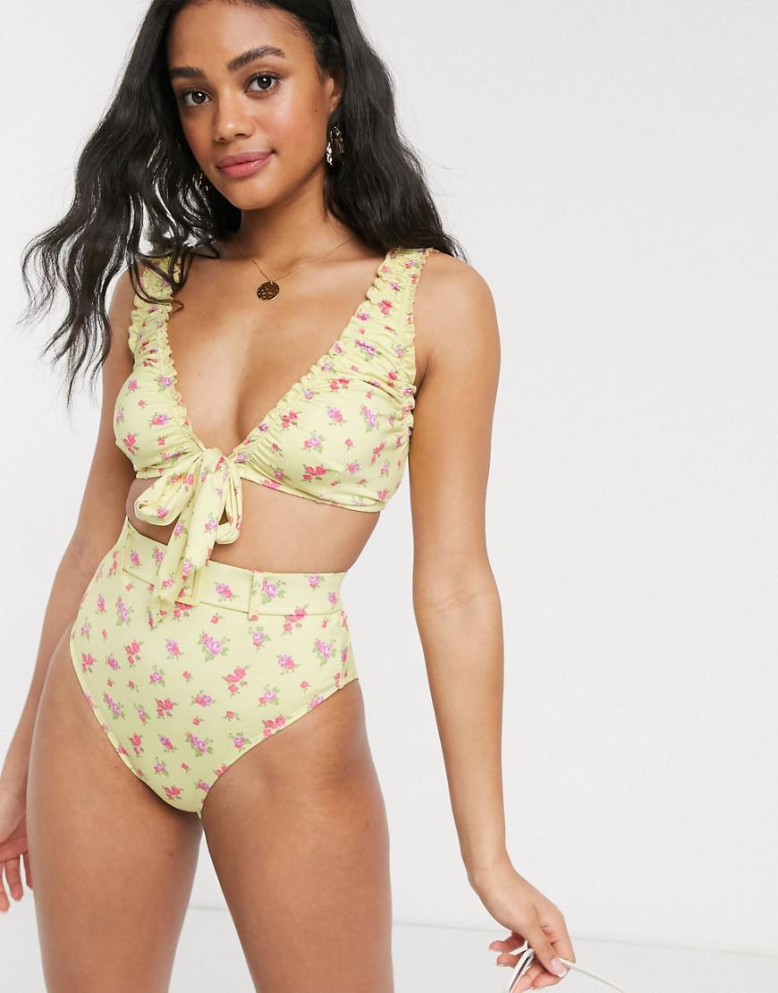 DÓŁ OD BIKINI FLORAL PRINT