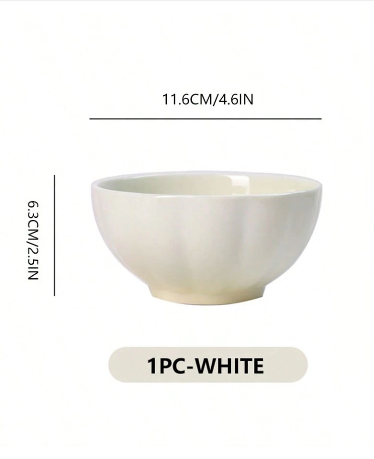 kremowa  ceramiczna miska 350ml