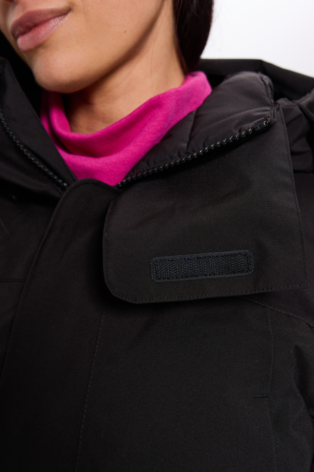 CZARNA KURTKA PARKA 1500016-19010