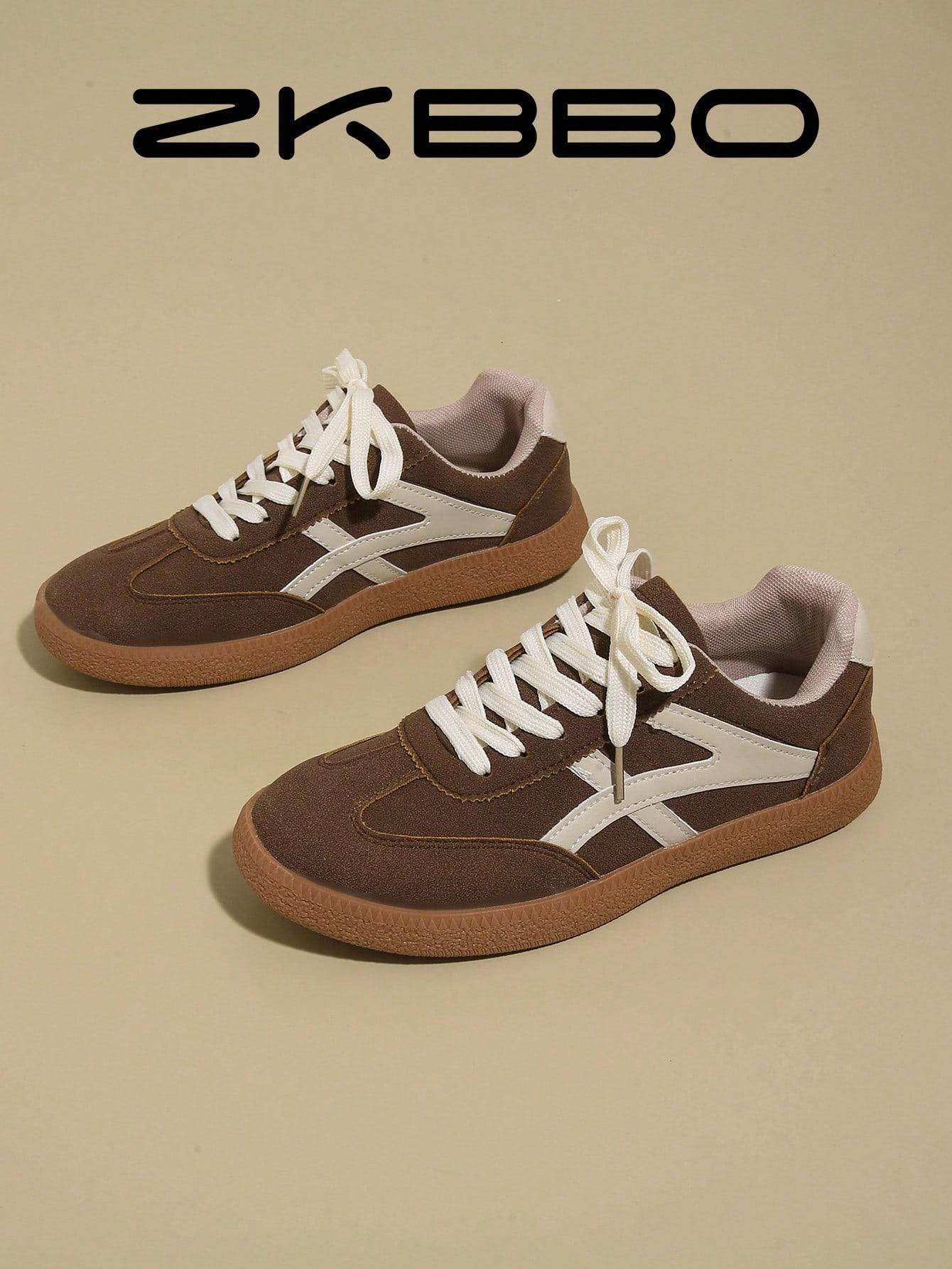 BRĄZOWE BUTY SPORTOWE
