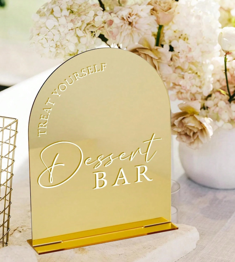 TABLICZKA STOJAK DESERT BAR