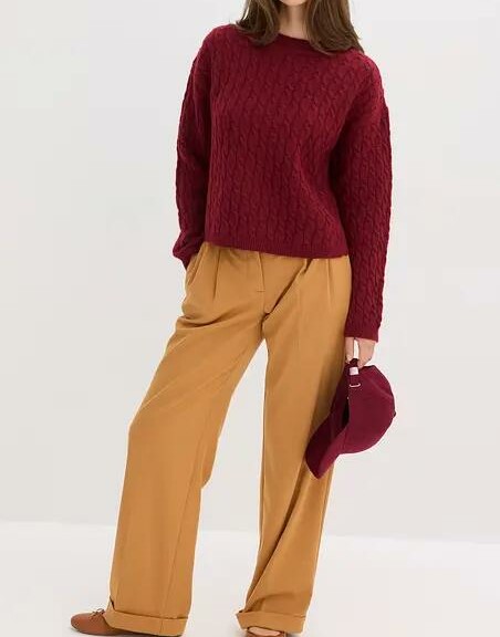 SWETER W WARKOCZE