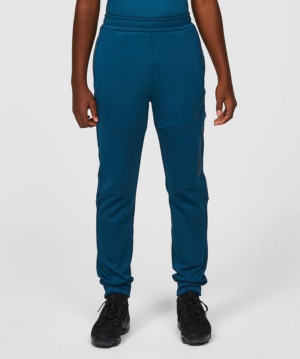 niebieskie spodnie dresowe Swift logo 