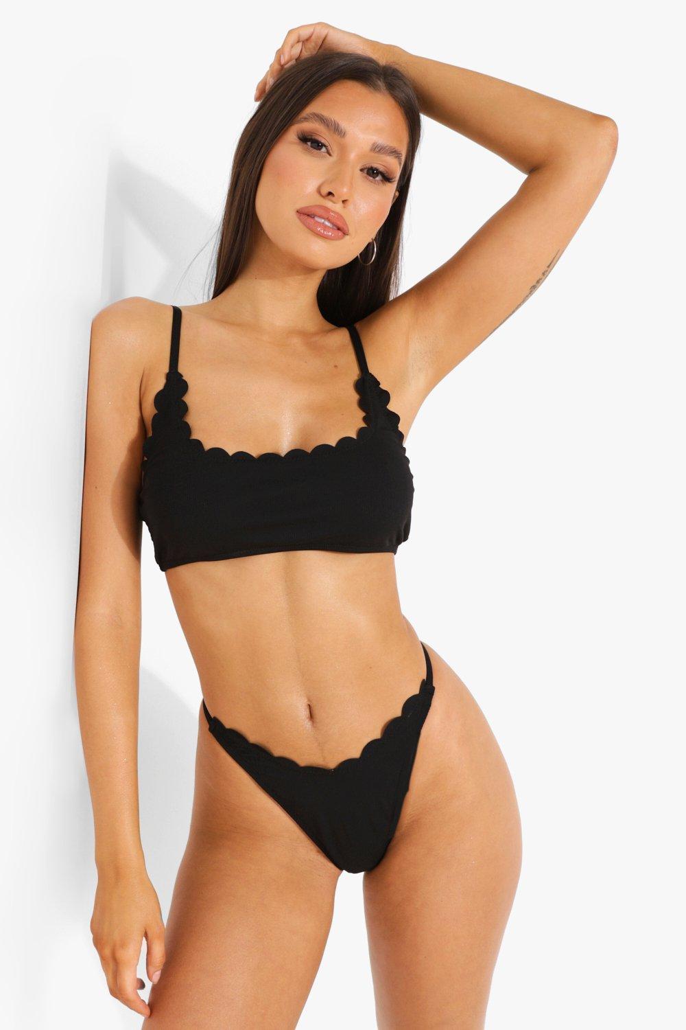 czarny DÓŁ OD BIKINI