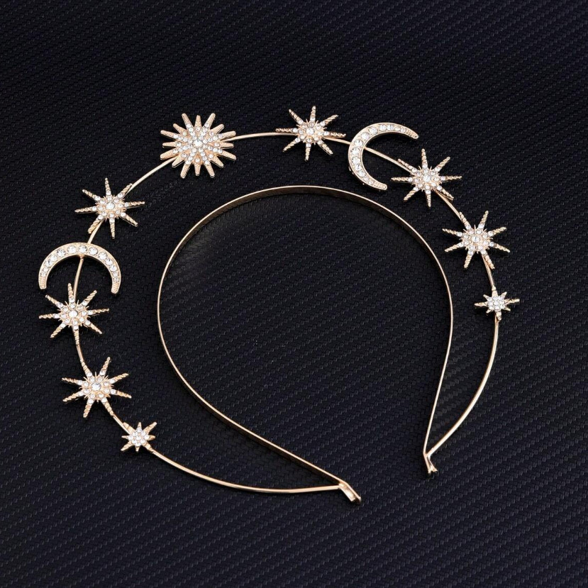 złota OPASKA NA WŁOSY