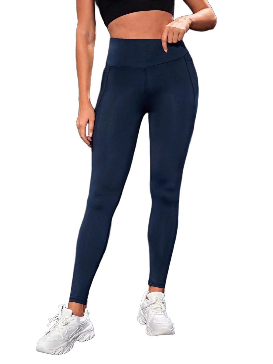 granatowe legginsy sportowe