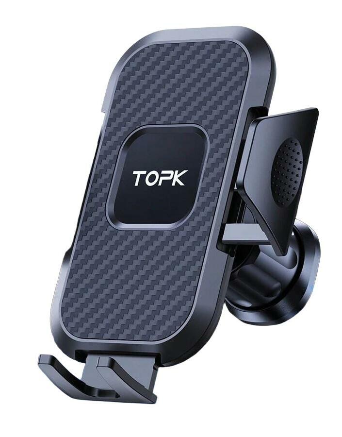 CZARNY UCHWYT NA TELEFON 