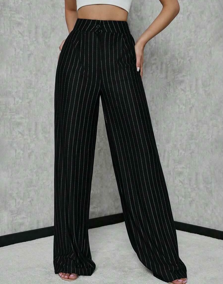 ELEGANCKIE SPODNIE PASKI