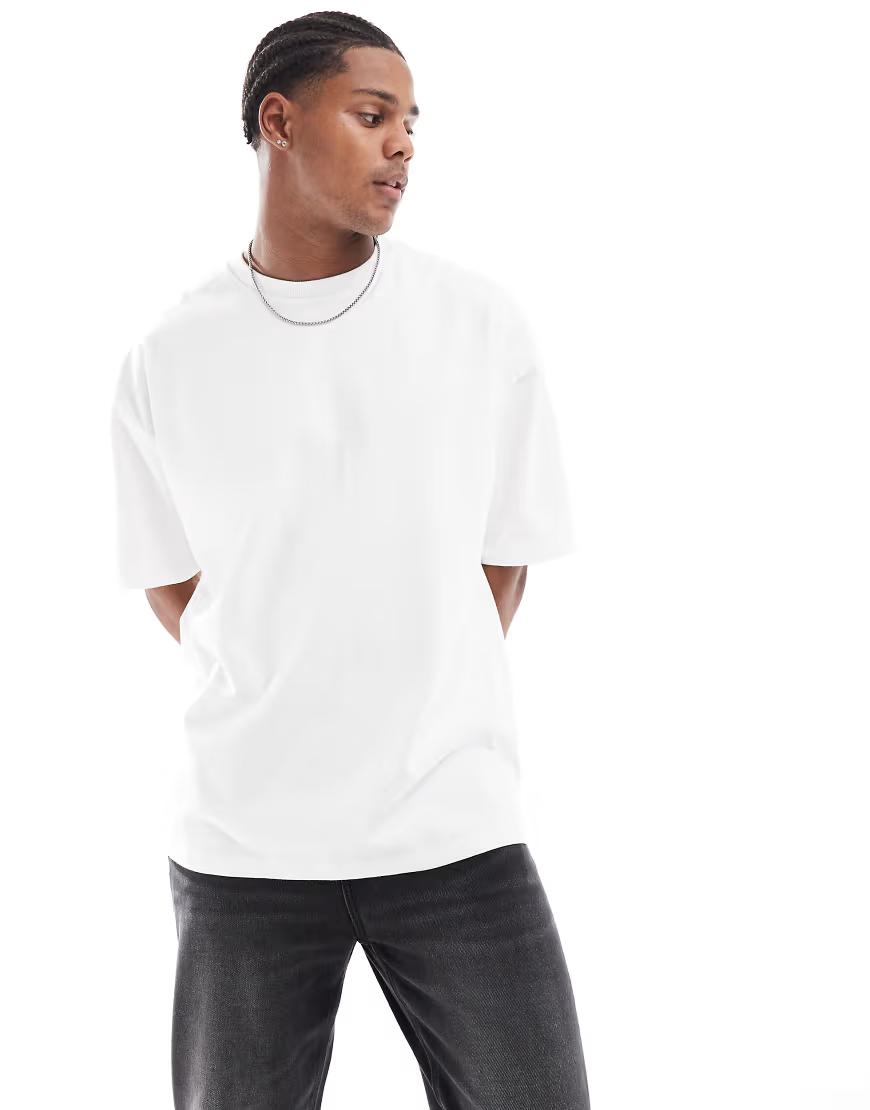BIAŁY T-SHIRT OVERIZE 