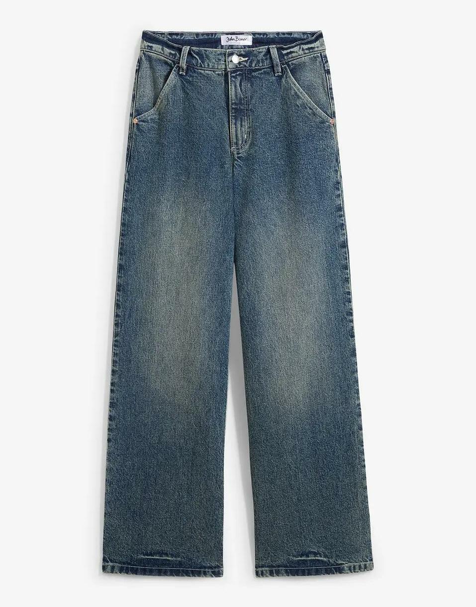 JEANSY DAMSKIE BOOTCUT BAWEŁNIANE - ZAMEK