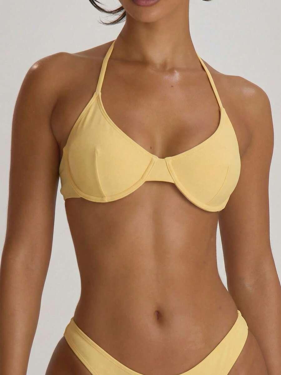 żółta góra od bikini 