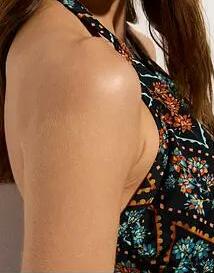 TANKINI Z DEKOLTEM HALTER 