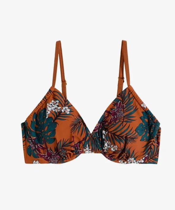 BIUSTONOSZ BIKINI Z NADRUKIEM