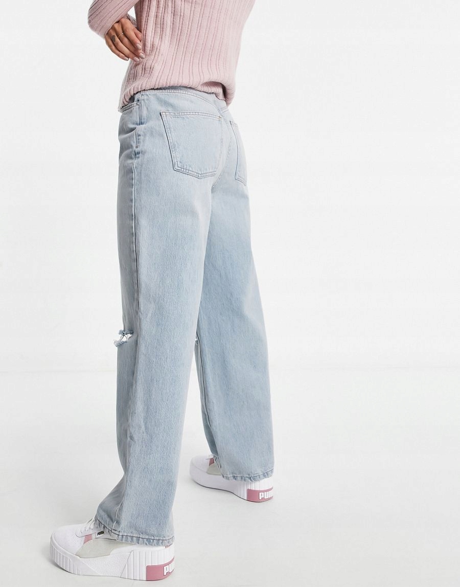 NIEBIESKIE SPODNIE JEANS