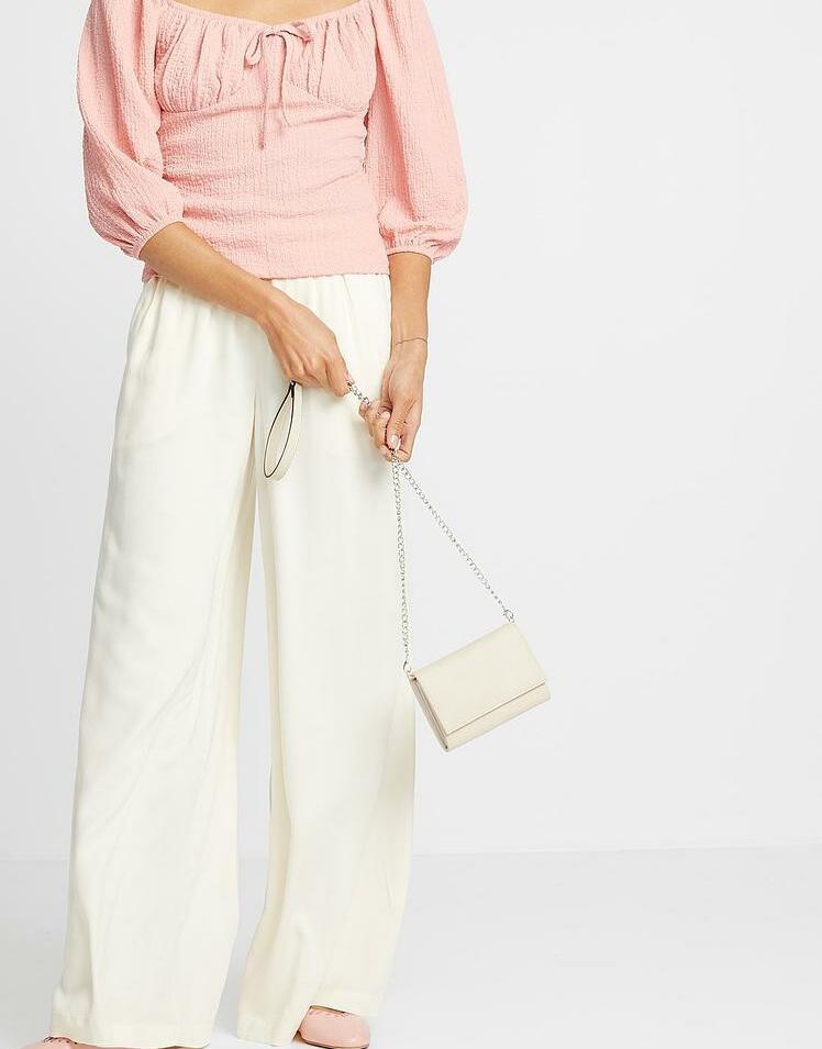 SPODNIE CASUAL "WISKOZA" PLUS SIZE WYSOKI STAN