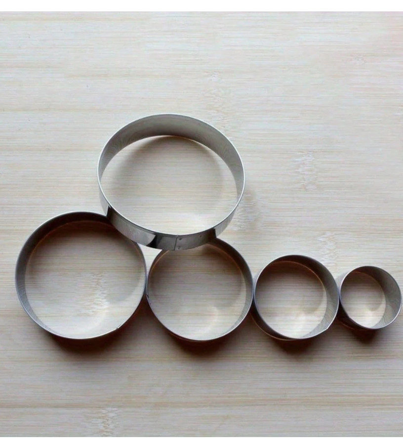 ZESTAW PIERŚCIENI DO WYKRAWANIA CIASTEK 5-PACK