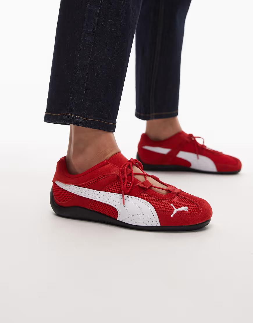 BUTY SPORTOWE SPEEDCAT GO LOGO SKÓRA NATURALNA