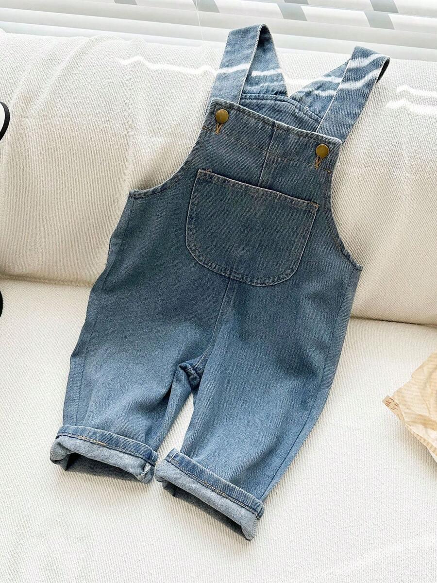 niebieskie ogrodniczki jeans 