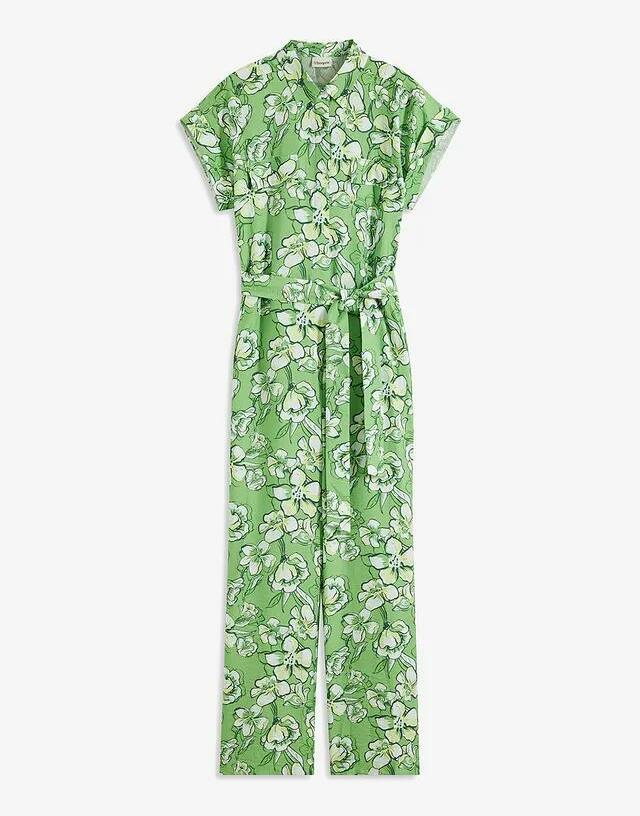 KOMBINEZON DAMSKI CASUAL PLUS SIZE Z KOŁNIERZYKIEM