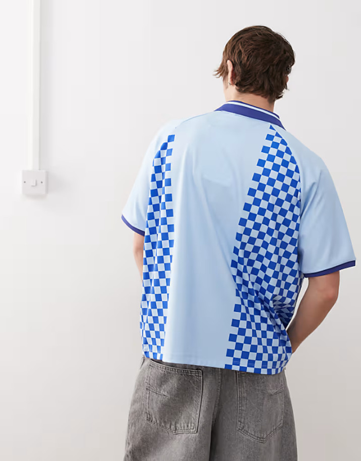 NIEBIESKA koszulka polo
