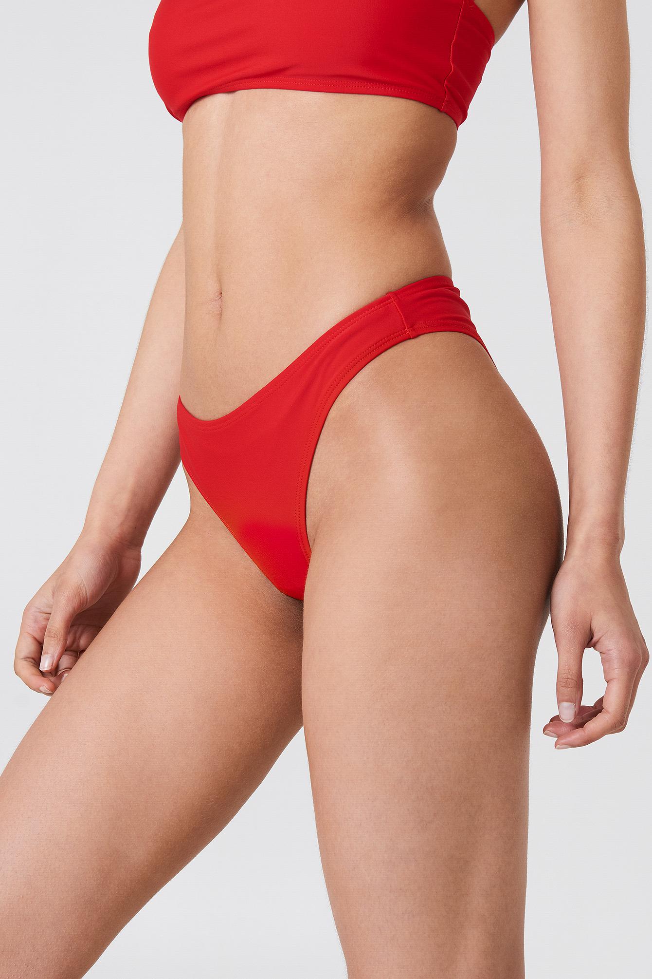 KLASYCZNY CZERWONY DÓŁ OD BIKINI