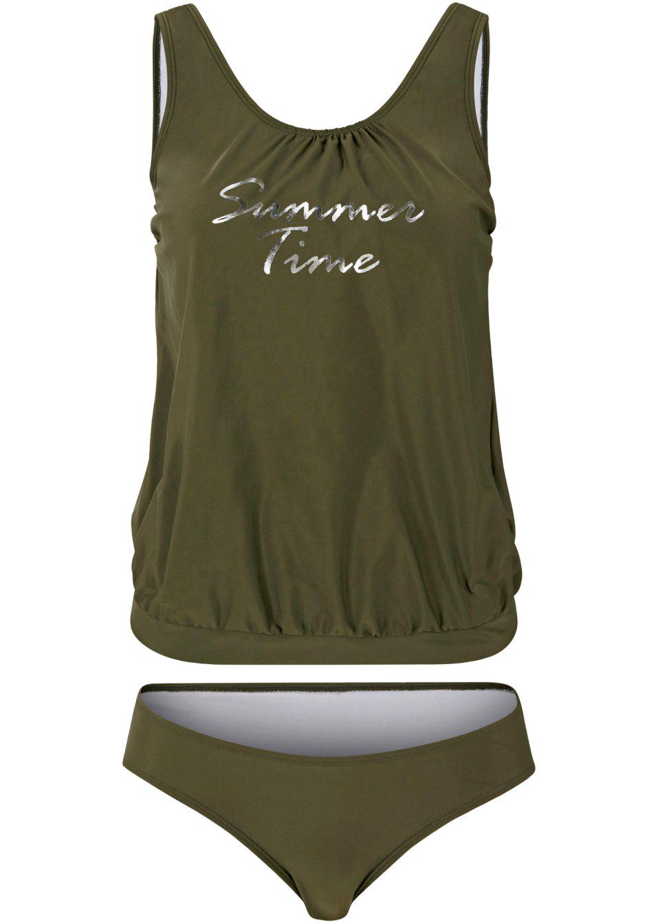 TANKINI DWUCZĘŚCIOWE Z NAPISEM