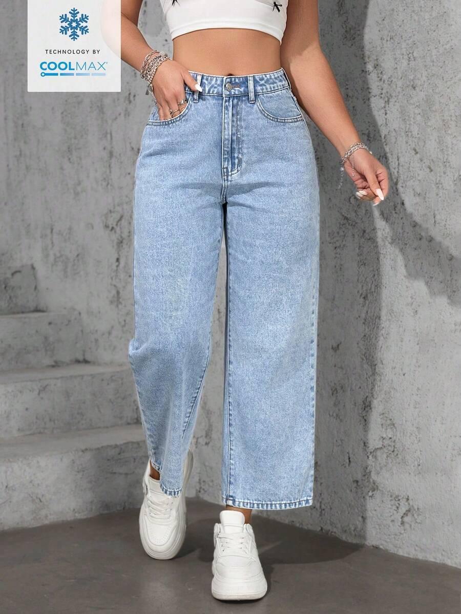NIEBIESKIE SPODNIE JEANS 