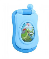 NIEBIESKI TELEFON ZABAWKA