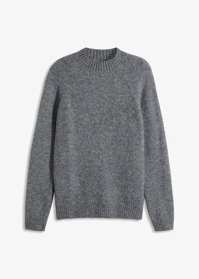 SWETER MĘSKI Z OKRĄGŁYM DEKOLTEM