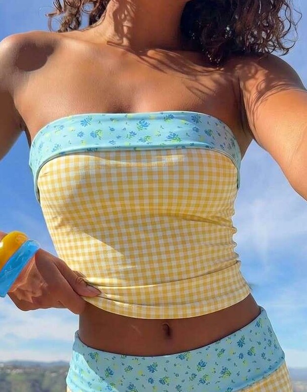 góra od bikini wzór