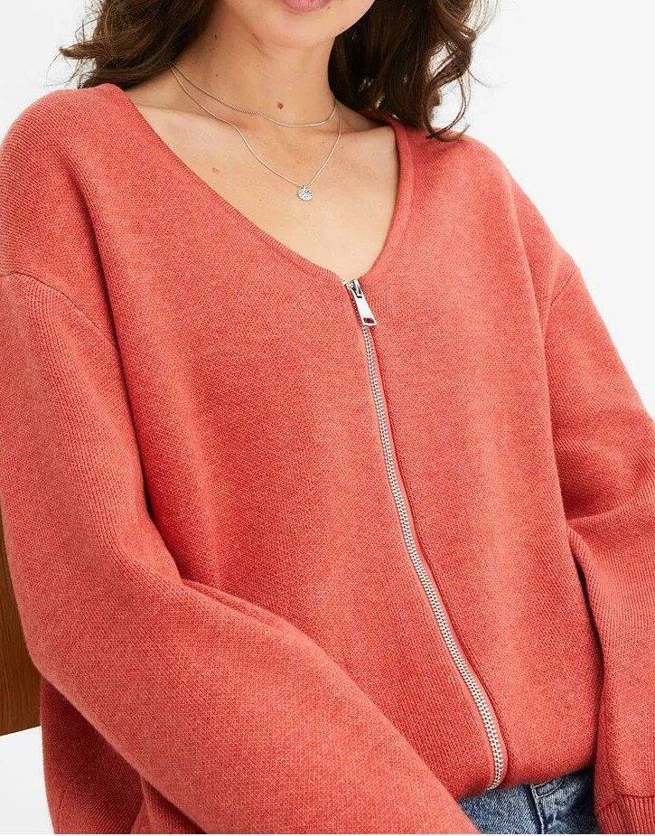 ROZPINANY SWETER DAMSKI