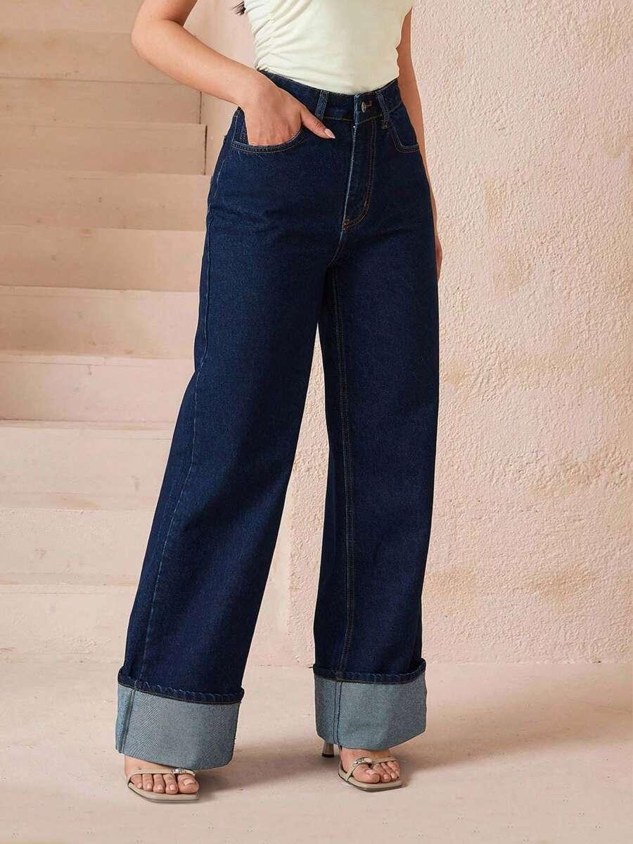 NIEBIESKIE SPODNIE JEANS