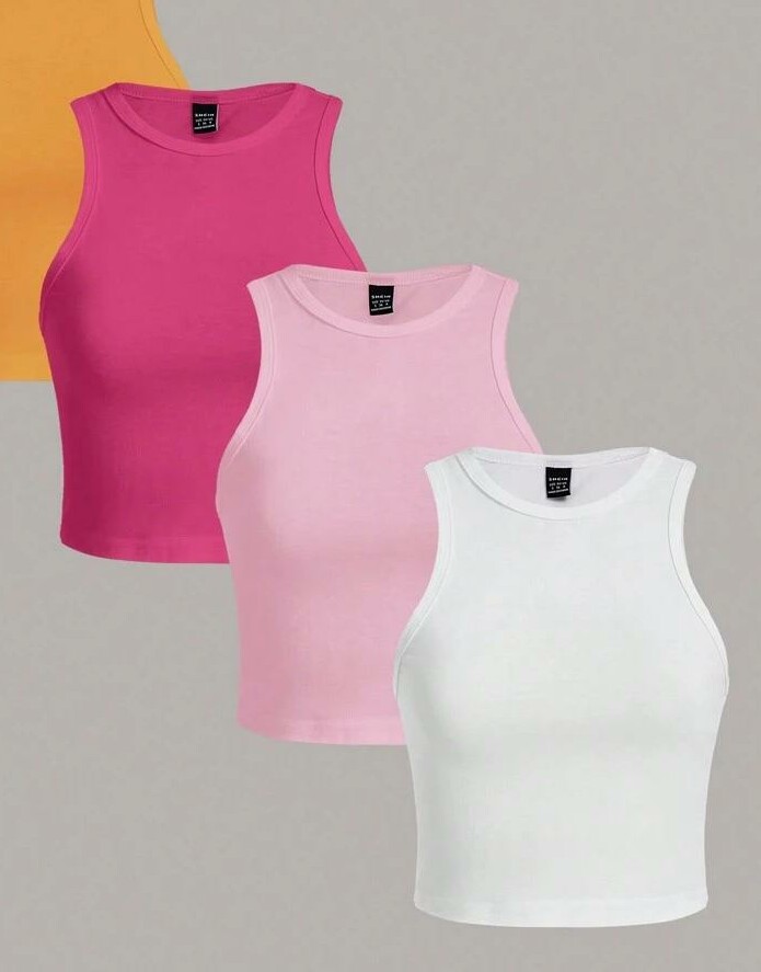 top bez rękawów 3-pack